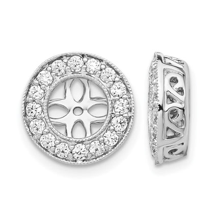True Origin Lab Grown Diamond VS+ F+ for 5.5-6mm Studs Complete Earring Jackets