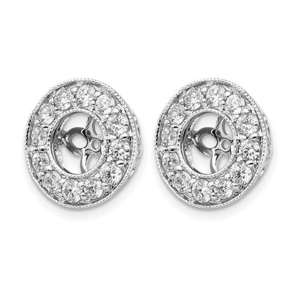 True Origin Lab Grown Diamond VS+ F+ for 5.5-6mm Studs Complete Earring Jackets