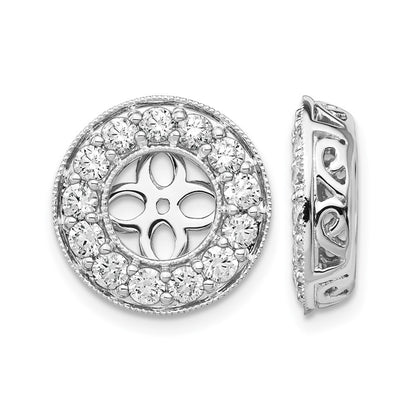 True Origin Lab Grown Diamond VS+ F+ for 6-6.5mm Studs Complete Earring Jackets