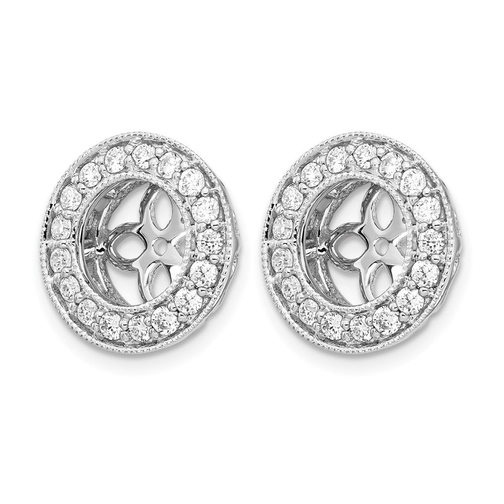 True Origin Lab Grown Diamond VS+ F+ for 6.5-7mm Studs Complete Earring Jackets