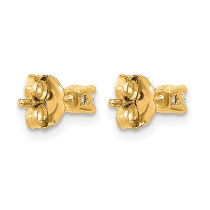 Lab Grown Diamond VS+ F+ Round Complete Four Prong Heavyweight Stud Earrings
