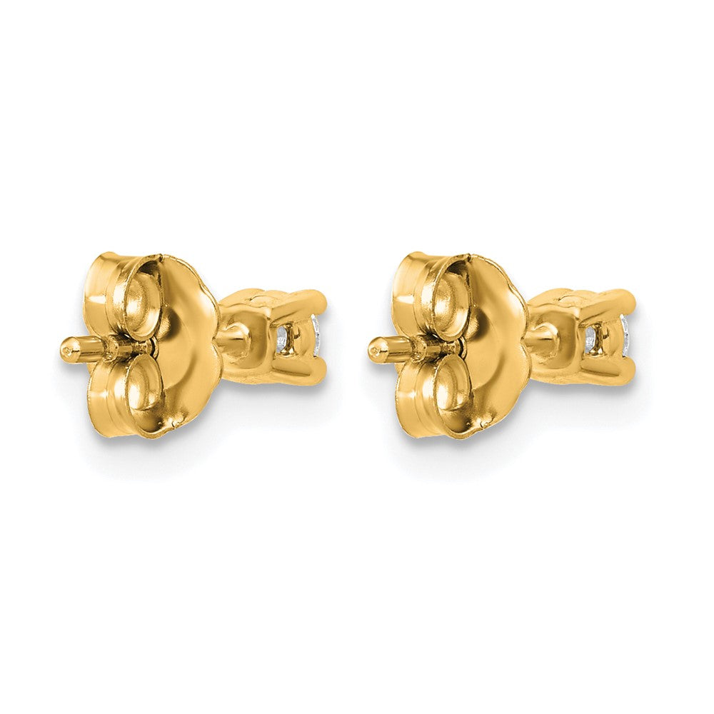 Lab Grown Diamond VS/SI+ G+ Round Complete Four Prong Heavyweight Stud Earrings