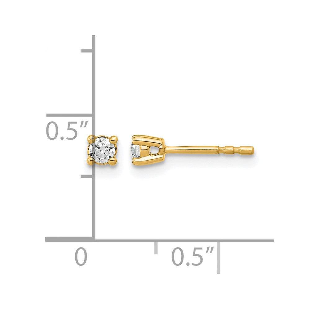 Lab Grown Diamond VS/SI+ G+ Round Complete Four Prong Heavyweight Stud Earrings