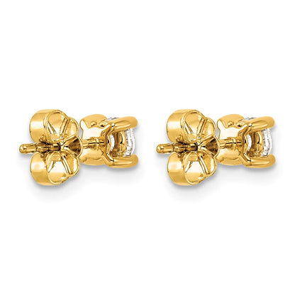 Lab Grown Diamond VS+ F+ Round Complete Four Prong Heavyweight Stud Earrings