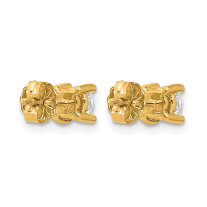 Lab Grown Diamond VS/SI+ G+ Round Complete Four Prong Heavyweight Stud Earrings