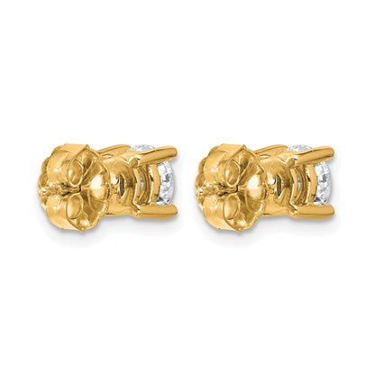 Lab Grown Diamond VS/SI+ G+ Round Complete Four Prong Heavyweight Stud Earrings