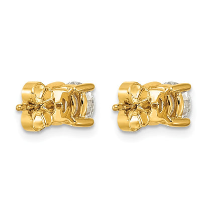 Lab Grown Diamond VS/SI+ G+ Round Complete Four Prong Heavyweight Stud Earrings