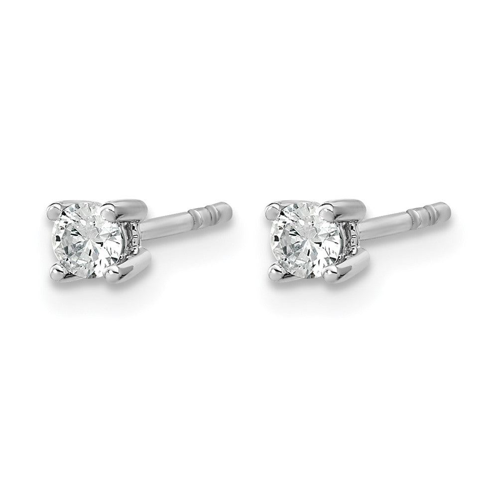 True Origin Lab Grown Diamond VS+ F+ Round Four Prong Heavy Weight Complete Stud Earrings