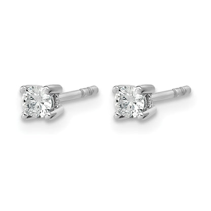 True Origin Lab Grown Diamond VS+ F+ Round Four Prong Heavy Weight Complete Stud Earrings