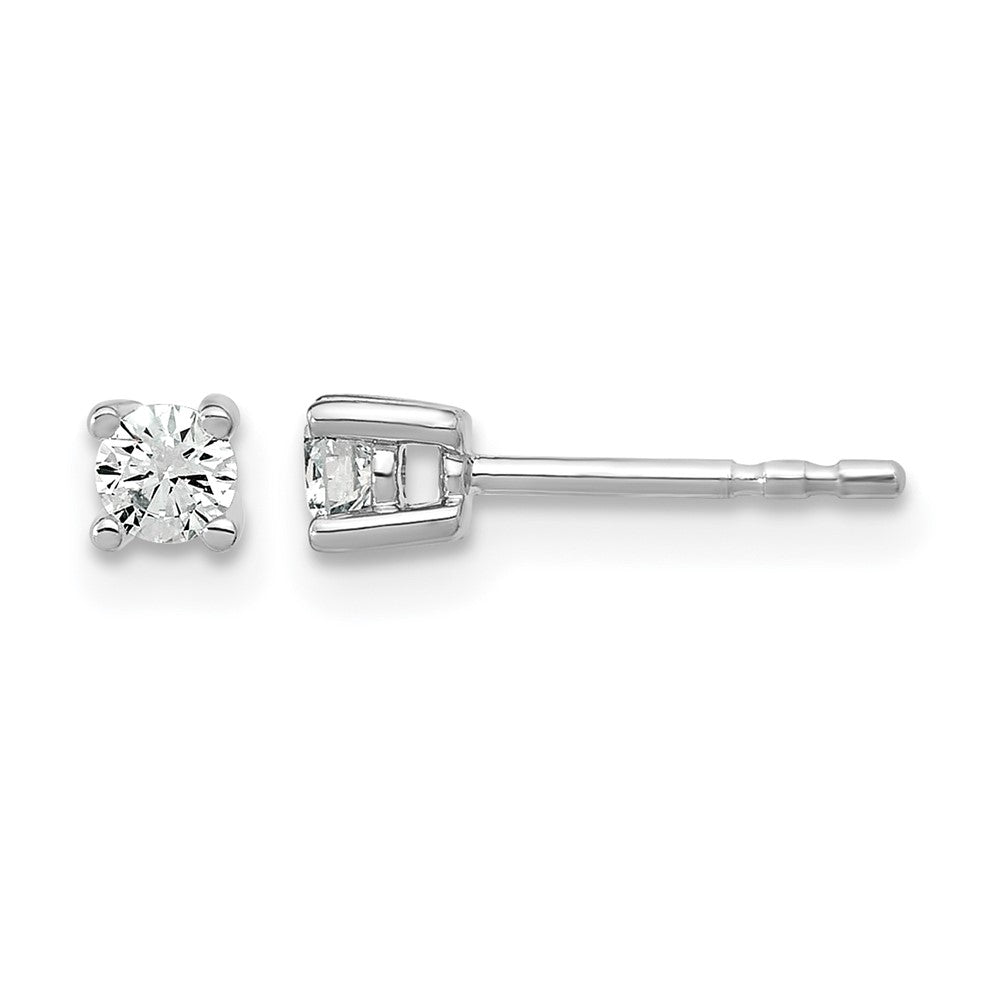 True Origin Lab Grown Diamond VS+ F+ Round Four Prong Heavy Weight Complete Stud Earrings