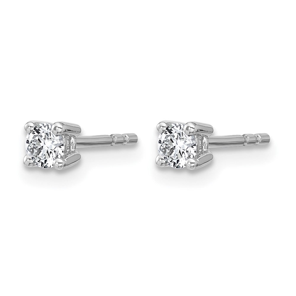 True Origin Lab Grown Diamond VS+ F+ Round Four Prong Heavy Weight Complete Stud Earrings