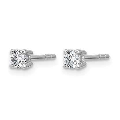 True Origin Lab Grown Diamond VS+ F+ Round Four Prong Heavy Weight Complete Stud Earrings