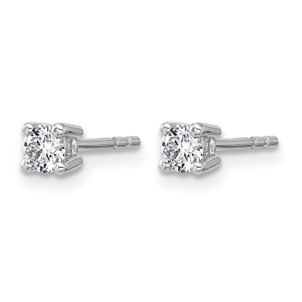 True Origin Lab Grown Diamond VS+ F+ Round Four Prong Heavy Weight Complete Stud Earrings
