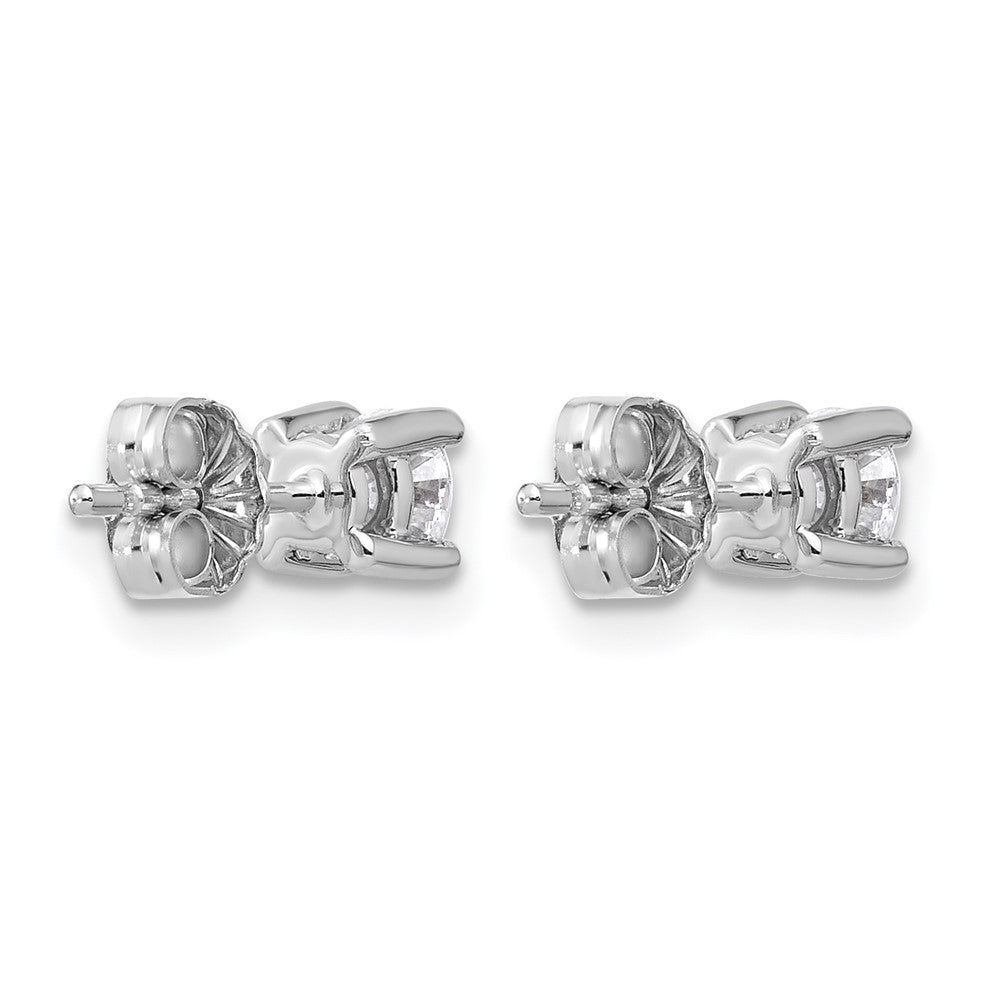True Origin Lab Grown Diamond VS+ F+ Round Four Prong Heavy Weight Complete Stud Earrings