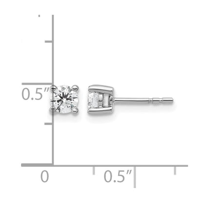 True Origin Lab Grown Diamond VS+ F+ Round Four Prong Heavy Weight Complete Stud Earrings