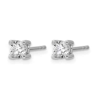 True Origin Lab Grown Diamond VS+ F+ Round Four Prong Heavy Weight Complete Stud Earrings