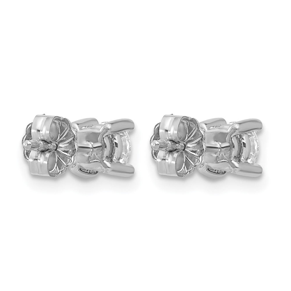 True Origin Lab Grown Diamond VS+ F+ Round Four Prong Heavy Weight Complete Stud Earrings