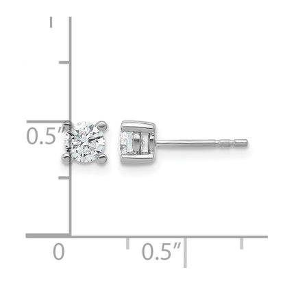 True Origin Lab Grown Diamond VS+ F+ Round Four Prong Heavy Weight Complete Stud Earrings