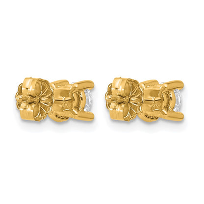 True Origin Lab Grown Diamond VS+ F+ Round Four Prong Heavy Weight Complete Stud Earrings
