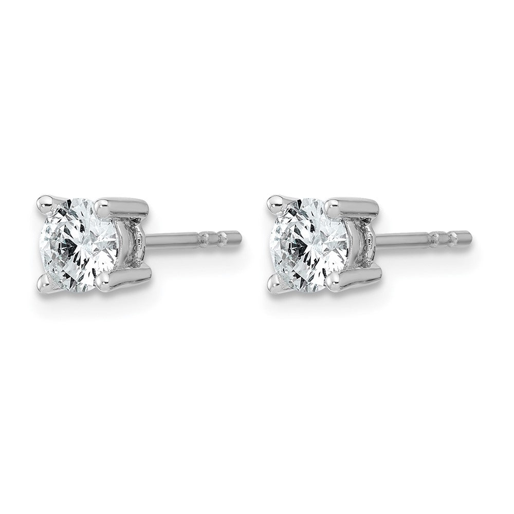 True Origin Lab Grown Diamond VS+ F+ Round Four Prong Heavy Weight Complete Stud Earrings