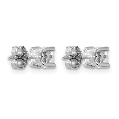 True Origin Lab Grown Diamond VS+ F+ Round Four Prong Heavy Weight Complete Stud Earrings