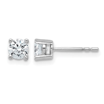 True Origin Lab Grown Diamond VS+ F+ Round Four Prong Heavy Weight Complete Stud Earrings