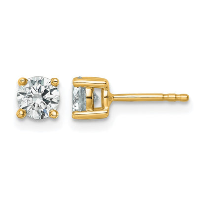 True Origin Lab Grown Diamond VS+ F+ Round Four Prong Heavy Weight Complete Stud Earrings