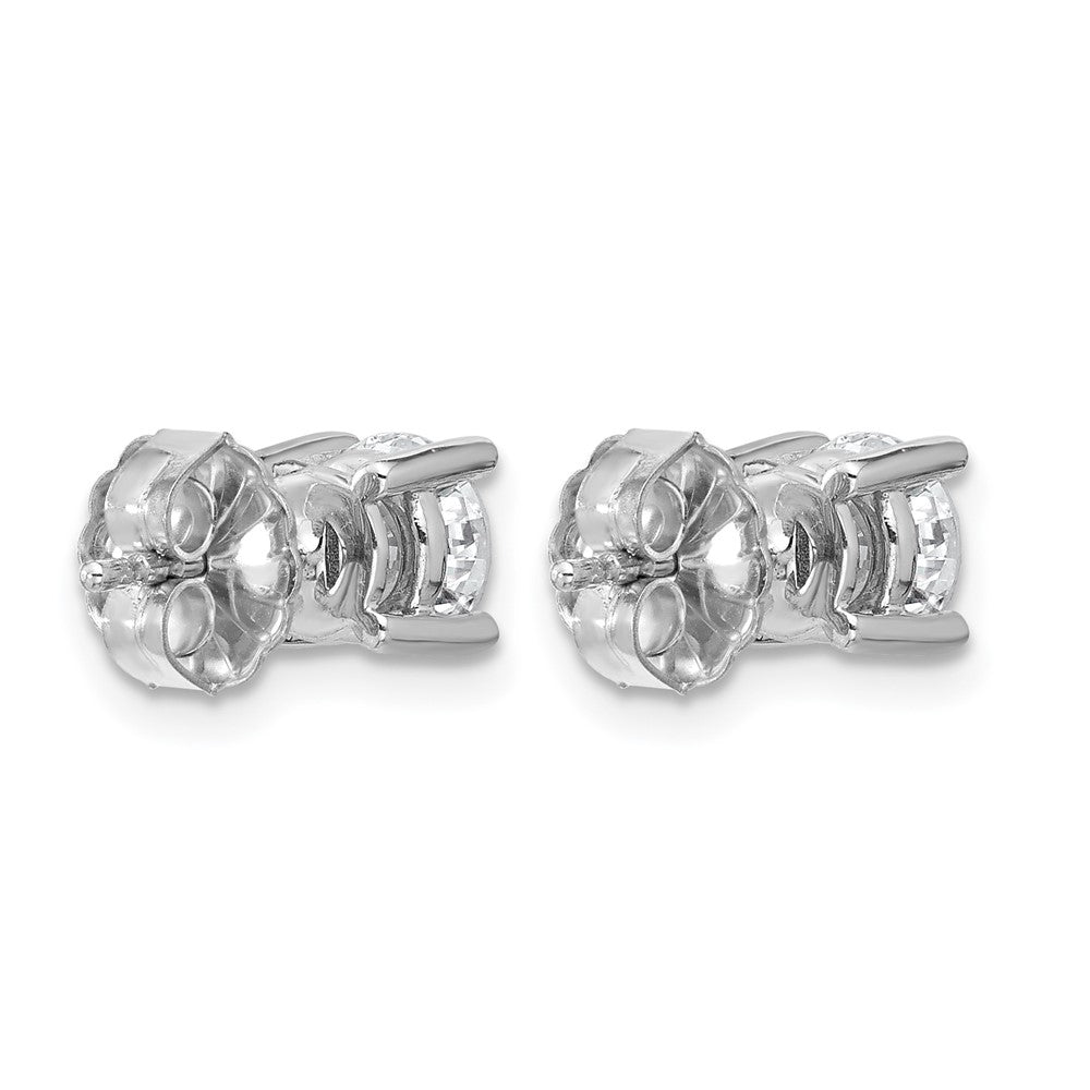 True Origin Lab Grown Diamond VS+ F+ Round Four Prong Heavy Weight Complete Stud Earrings
