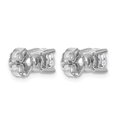 True Origin Lab Grown Diamond VS+ F+ Round Four Prong Heavy Weight Complete Stud Earrings