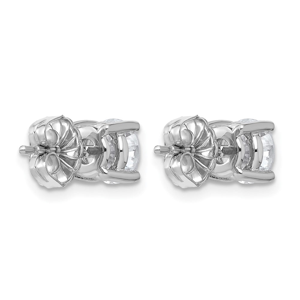 True Origin Lab Grown Diamond VS+ F+ Round Four Prong Heavy Weight Complete Stud Earrings