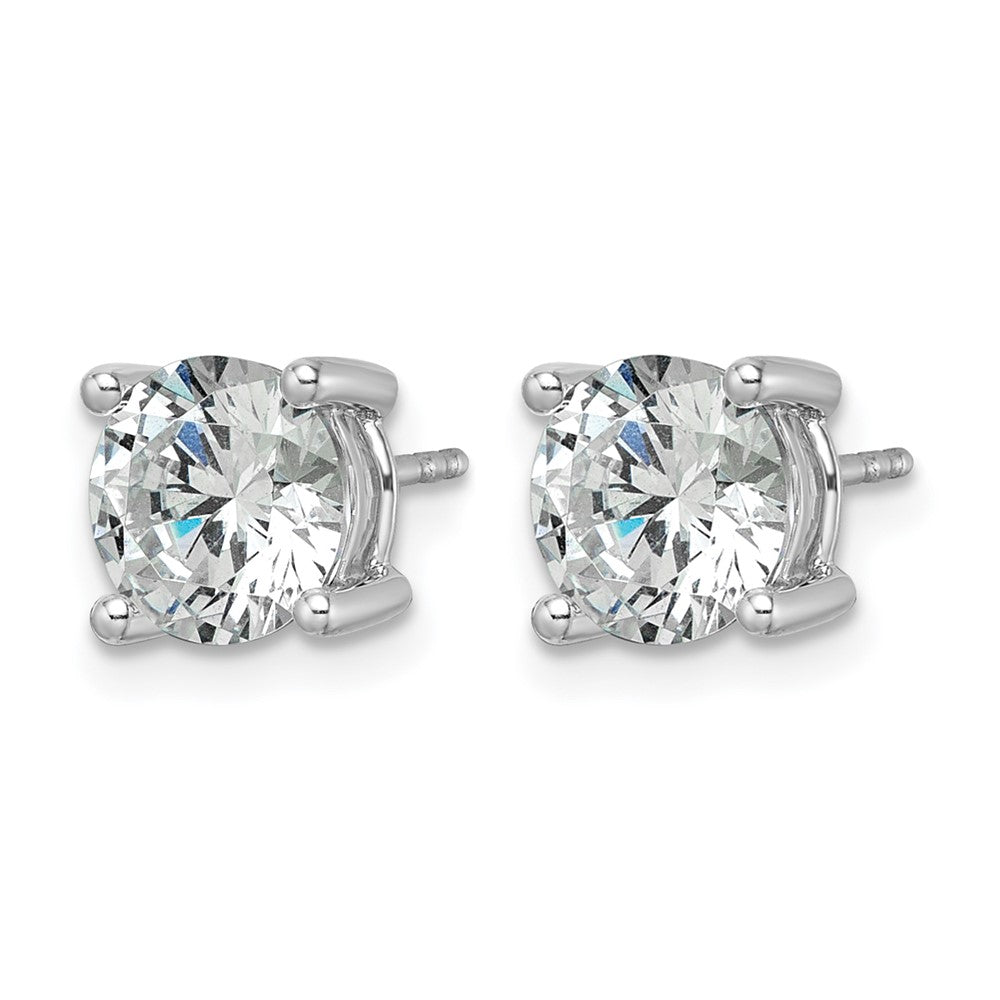 True Origin Lab Grown Diamond VS+ F+ Round Four Prong Heavy Weight Complete Stud Earrings