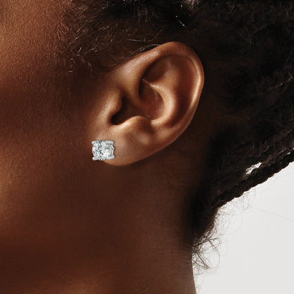 True Origin Lab Grown Diamond VS+ F+ Round Four Prong Heavy Weight Complete Stud Earrings