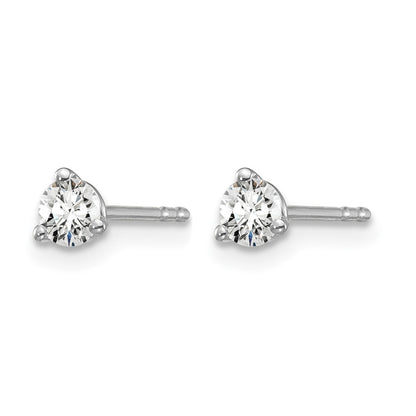 True Origin Lab Grown Diamond VS+ F+ Round Three Prong Heavy Weight Complete Stud Earrings