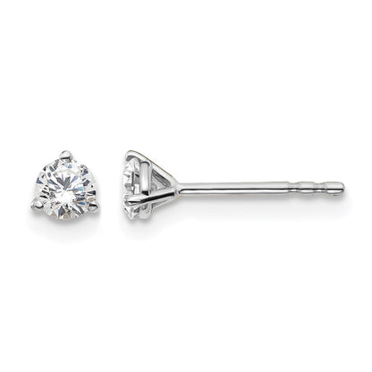 True Origin Lab Grown Diamond VS+ F+ Round Three Prong Heavy Weight Complete Stud Earrings