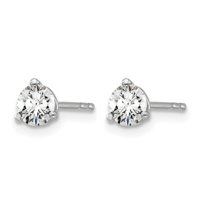 True Origin Lab Grown Diamond VS+ F+ Round Three Prong Heavy Weight Complete Stud Earrings