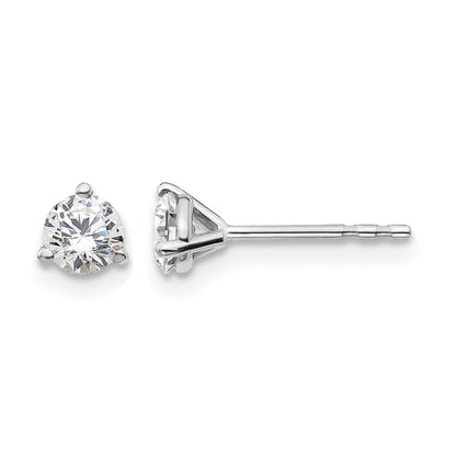 True Origin Lab Grown Diamond VS+ F+ Round Three Prong Heavy Weight Complete Stud Earrings