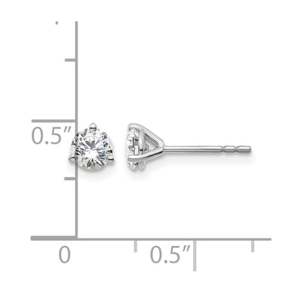 True Origin Lab Grown Diamond VS+ F+ Round Three Prong Heavy Weight Complete Stud Earrings
