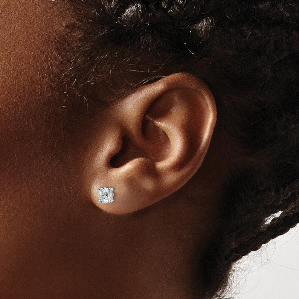 True Origin Lab Grown Diamond VS+ F+ Oval Four Prong Heavy Weight Complete Stud Earrings