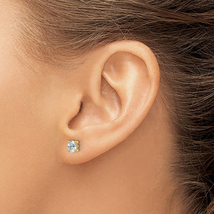 True Origin Lab Grown Diamond VS+ F+ Oval Four Prong Heavy Weight Complete Stud Earrings