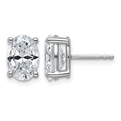 True Origin Lab Grown Diamond VS+ F+ Oval Four Prong Heavy Weight Complete Stud Earrings