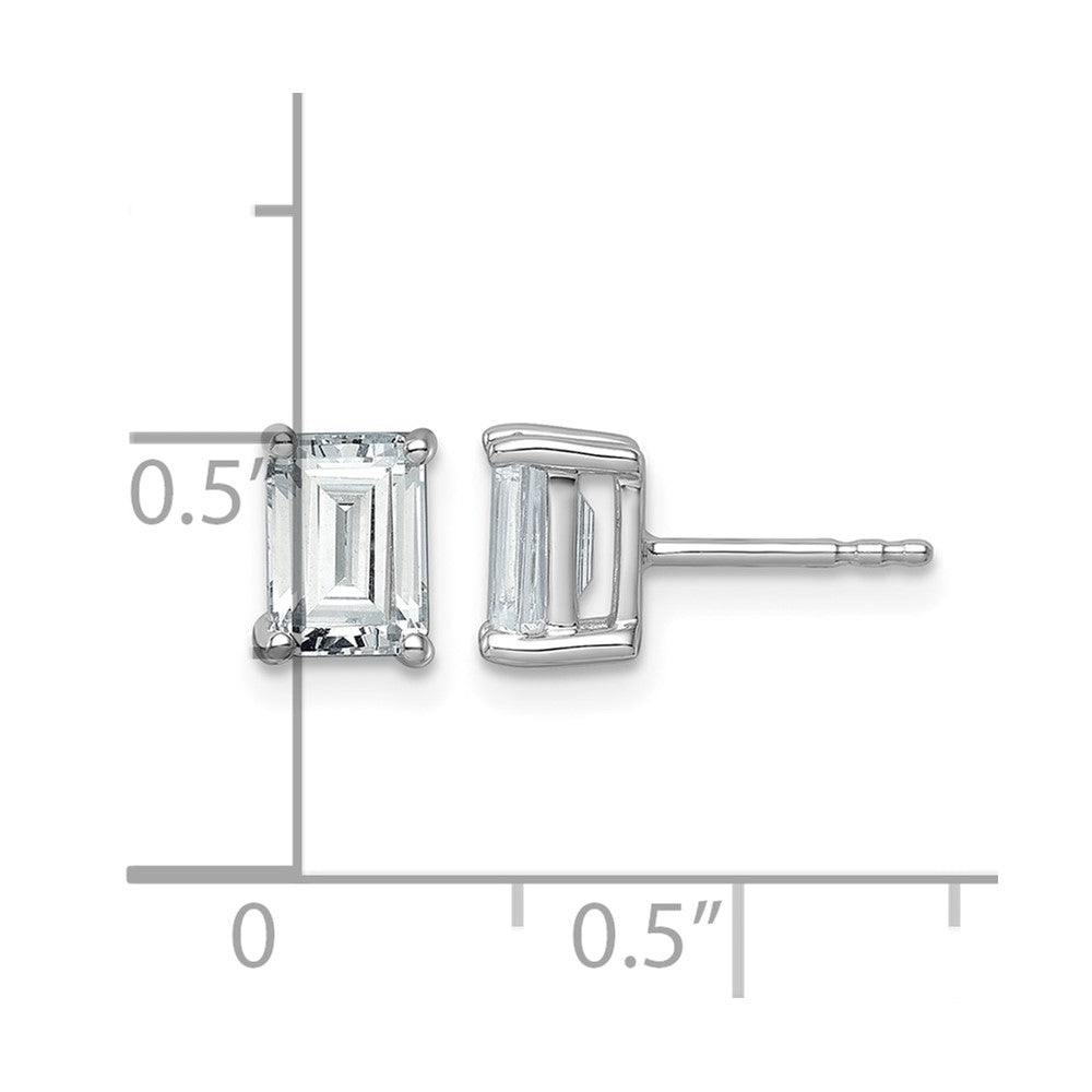 True Origin Lab Grown Diamond VS+ F+ Emerald Four Prong Heavy Weight Complete Stud Earrings
