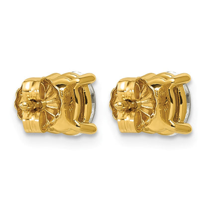Lab Grown Diamond VS/SI+ G+ Complete Oval Four Prong Stud Earrings