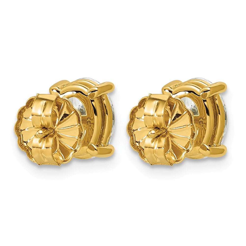 Lab Grown Diamond VS/SI+ G+ Complete Oval Four Prong Stud Earrings