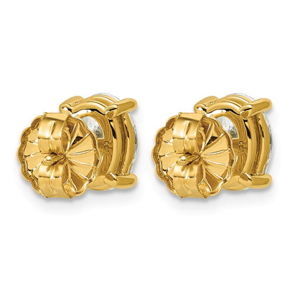Lab Grown Diamond VS/SI+ G+ Complete Oval Four Prong Stud Earrings