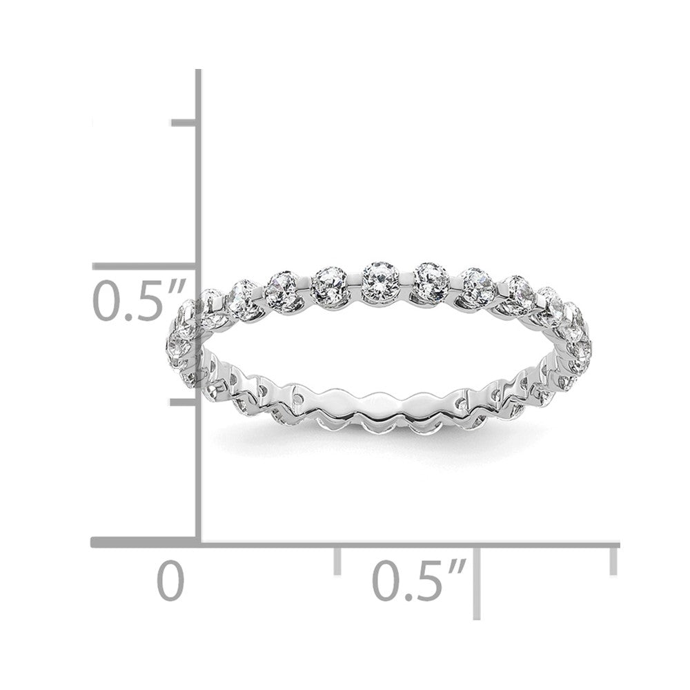 True Origin Lab Grown Diamond VS+ F+ Complete Eternity Band