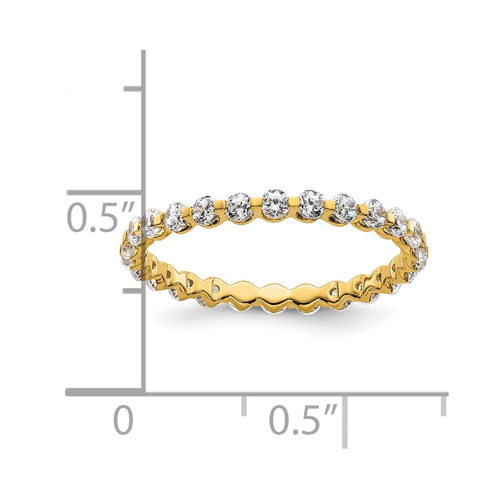 True Origin Lab Grown Diamond VS+ F+ Complete Eternity Band