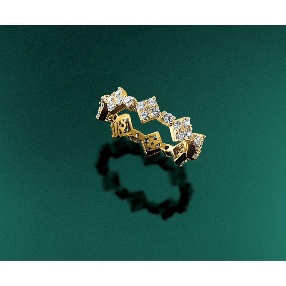 True Origin Lab Grown Diamond VS+ F+ Complete Eternity Band