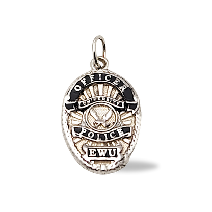 Eastern Washington University Police Department Badge Pendant