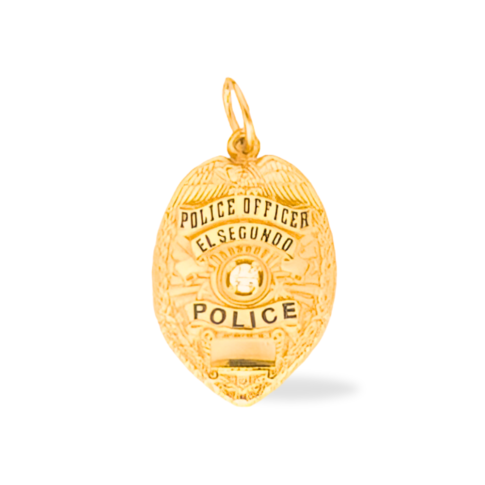 El Segundo Police Department Pendant - Gold & Two Tone