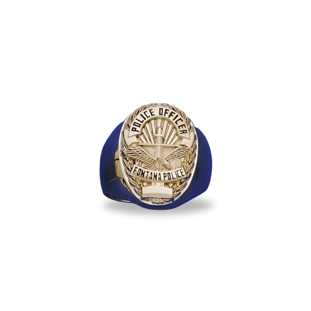 Fontana Police Badge Ring | Jewelry Factory